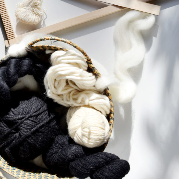 January 2016 - Black & White Rya Weaving Kit