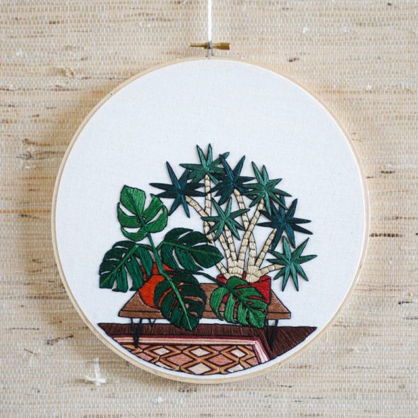 Palms & Monstera Embroidery Workshop