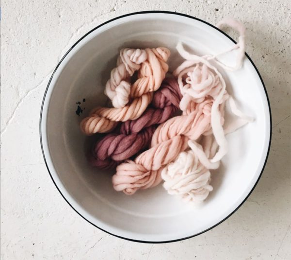 Naturally Dyed Yarn Examples