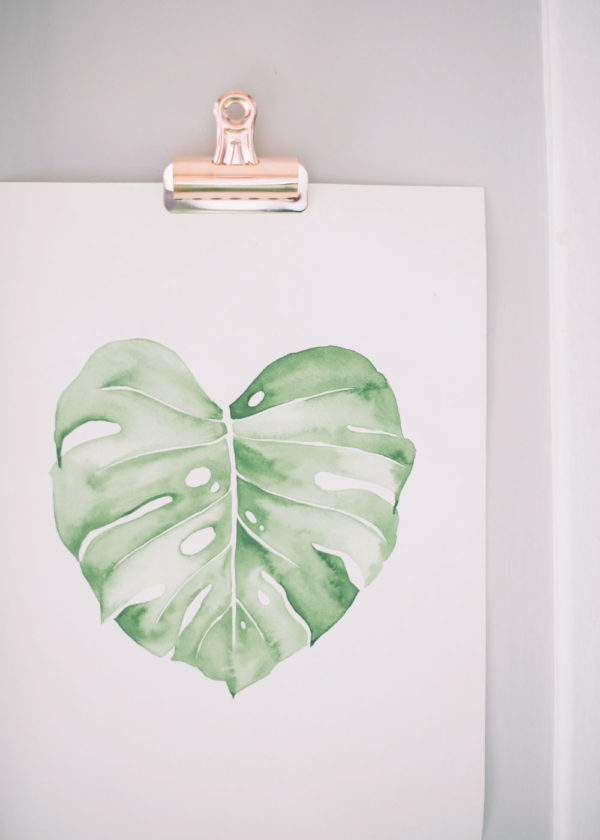 Wet-On-Wet Watercolored Botanical Leaves | Jenna Rainey | The Crafter's Box