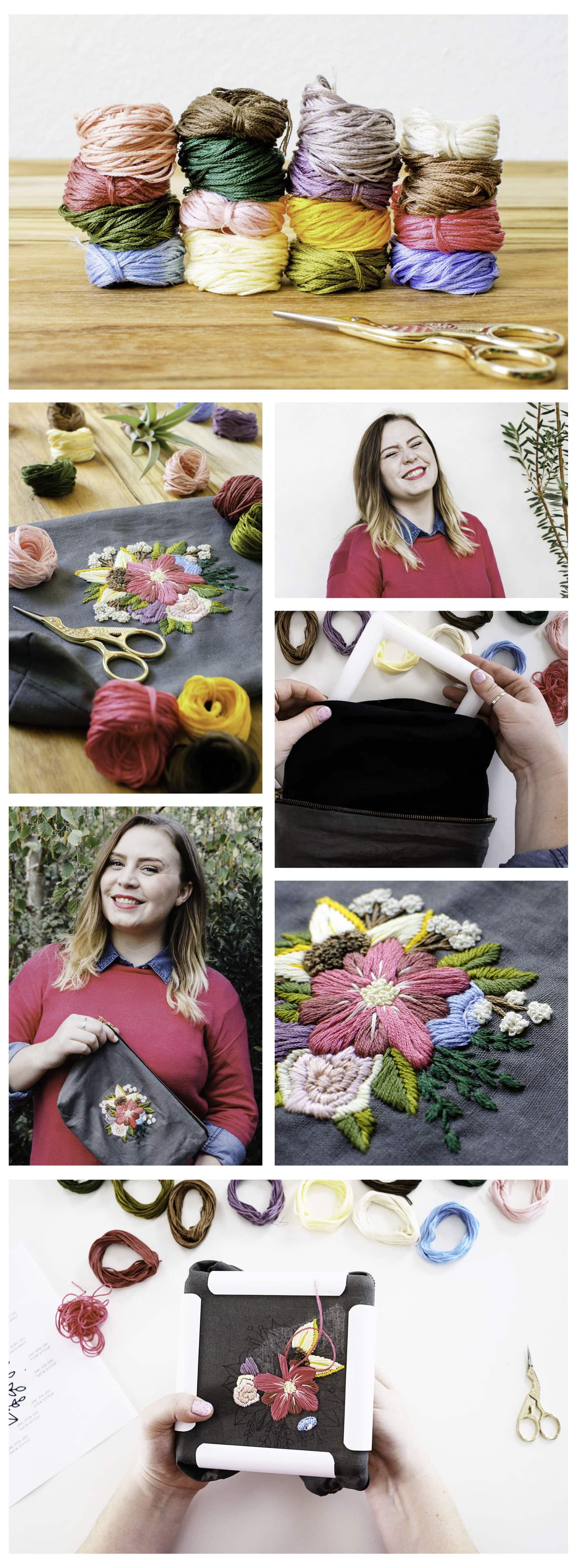 Embellishing with Floral Embroidery | Kristen Gula