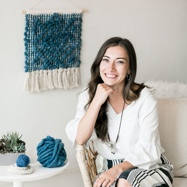 Pibione Tapestry Weaving | Lindsey Campbell | The Crafter's Box