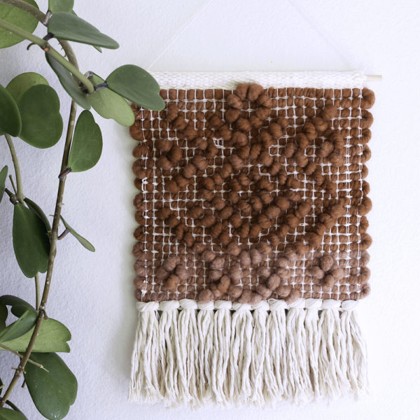 Pibione Tapestry Weaving | Lindsey Campbell | The Crafter's Box