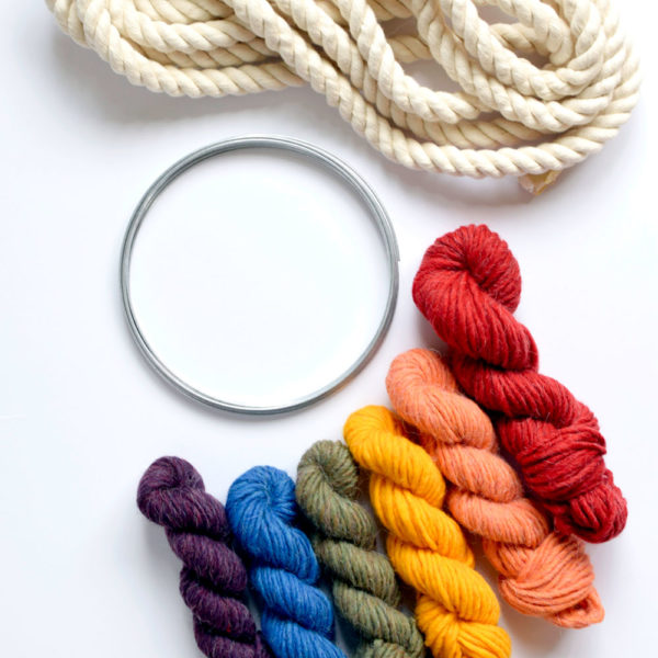 Wrapped Fiber Rainbow | Mandi Smethells |The Crafters Box