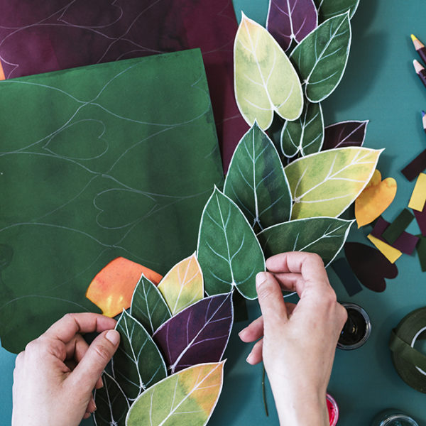 Handcrafted Paper Foliage Digital Class