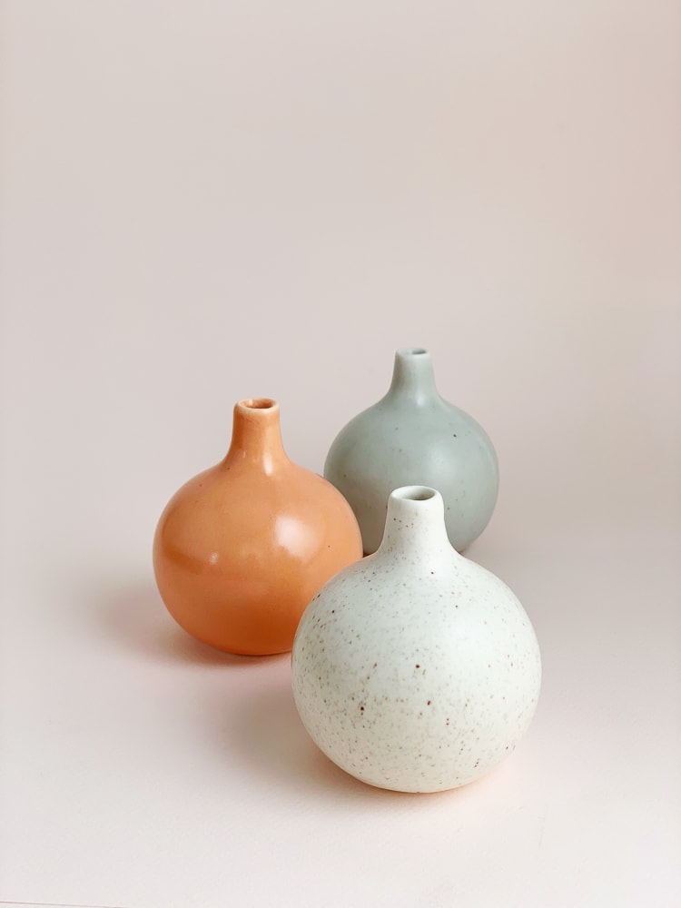 July 2019 Add On Kit of Ceramic Vases to Accompany Hand Crafted Paper Foliage Workshop