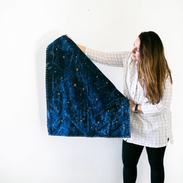 Indigo & Starry Night Shibori Dyed Quilting Kit