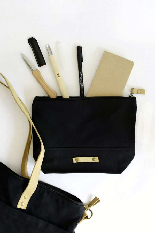 A Canvas & Leather Crafting Pouch | For crafting essentials, a collaboration with To The Market
