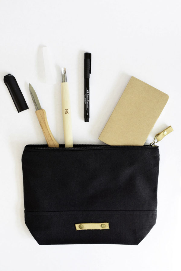 A Canvas & Leather Crafting Pouch | For crafting essentials, a collaboration with To The Market