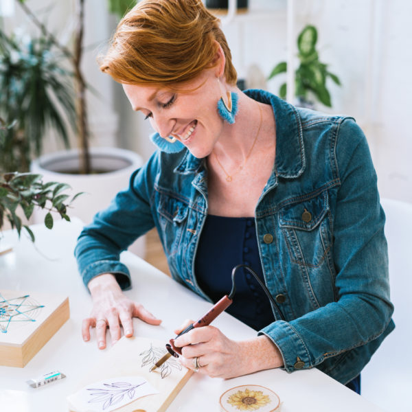 A Wood Burning Workshop with Rachel Strauss | The Crafter's Box