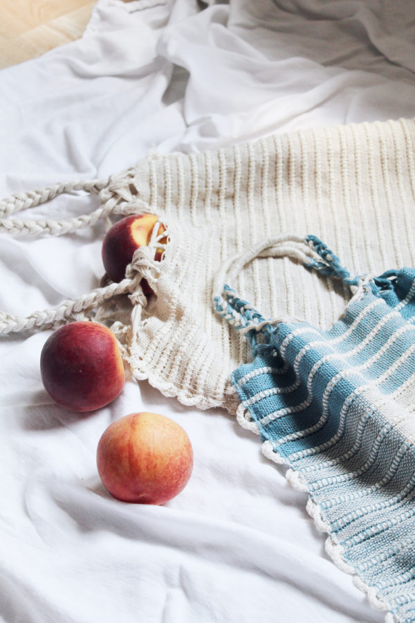 The Mere Tote Bag designed by Rachel Snack | Premium Rigid Heddle Weaving Materials Kit | The Crafter's Box