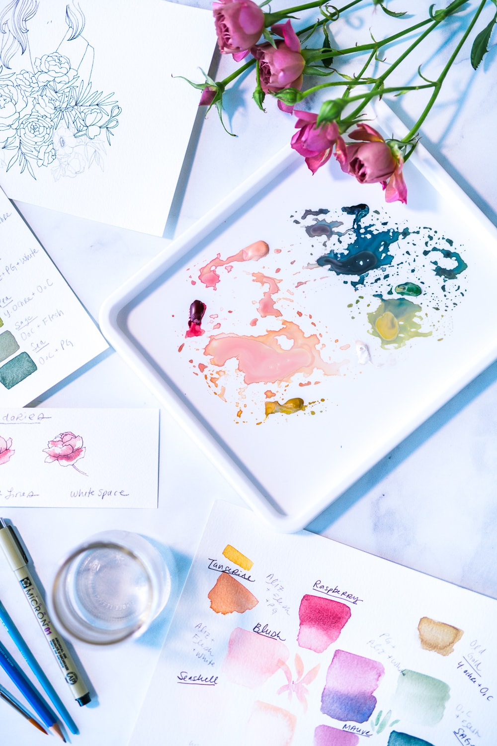 Watercolor & Gouache | Sarah Simon | The Crafter's Box