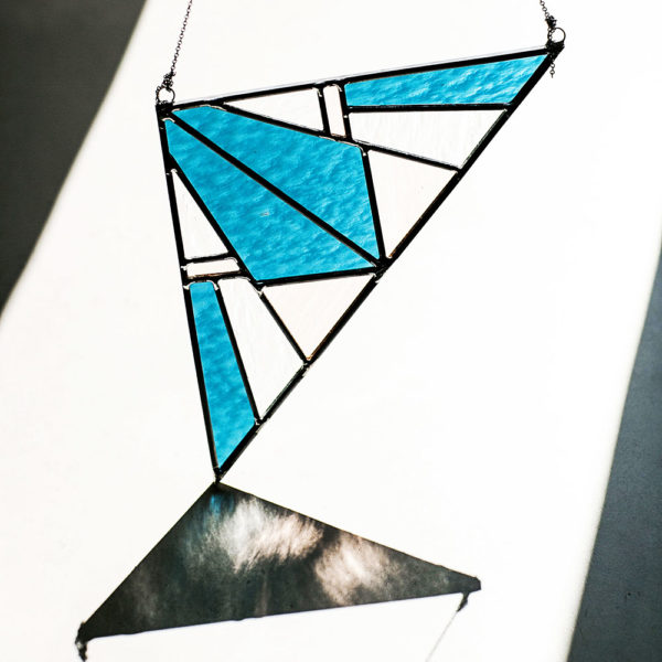 Art Deco in Blue Stained Glass Kit