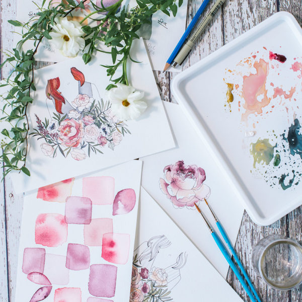Watercolor & Gouache | Sarah Simon | The Crafter's Box