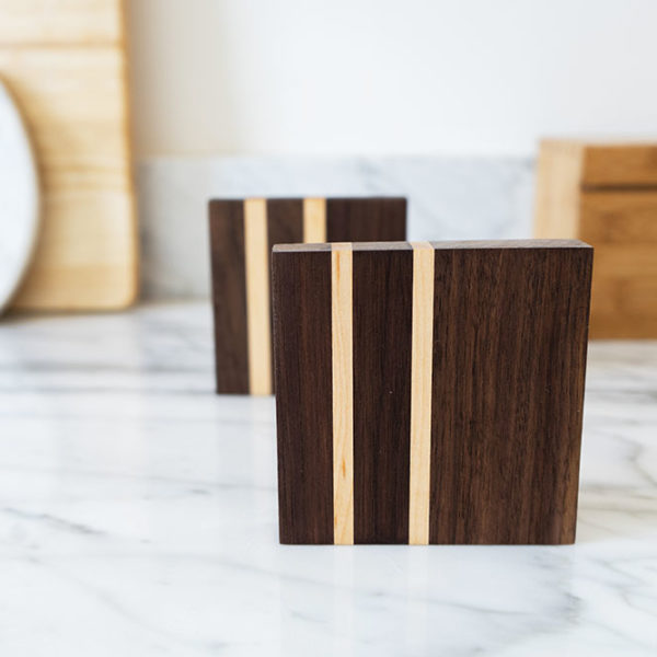 Walnut Artisan Wood Coasters