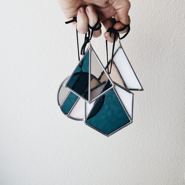 Stained Glass Sun Catcher Ornaments