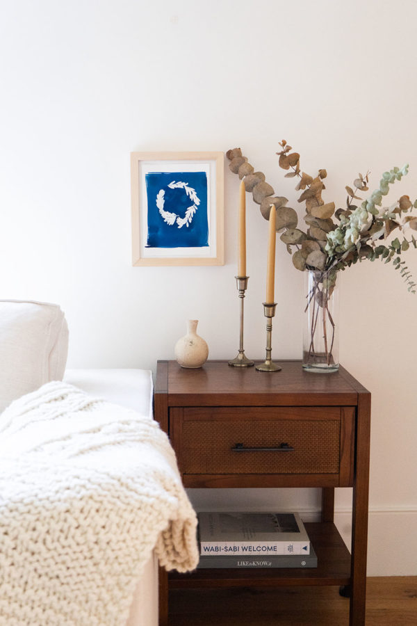 Framed Cyanotype Wreath | The Crafter's Box