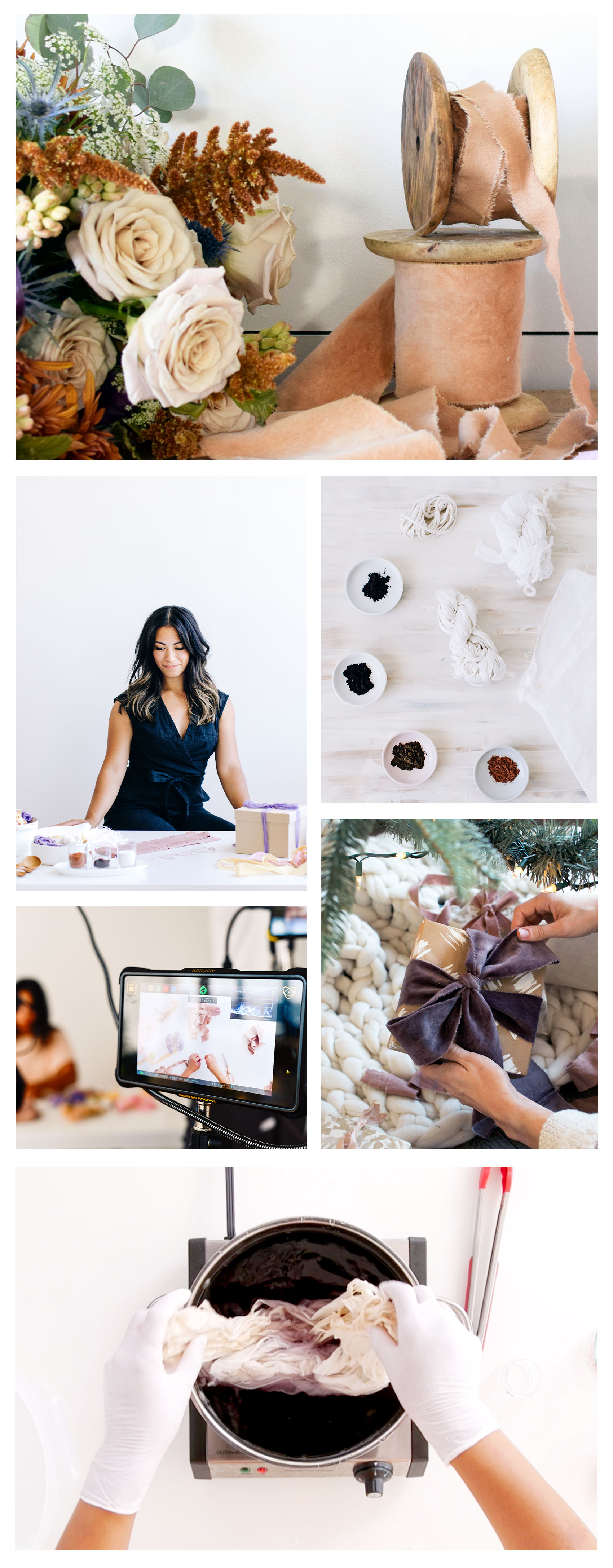 A Naturally Dyed Ribbons Workshop with Chrysteen Borja | The Crafter's Box