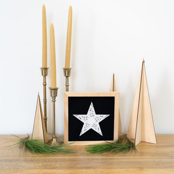 A Holiday Cut Paper Star Materials Kit | The Crafter's Box
