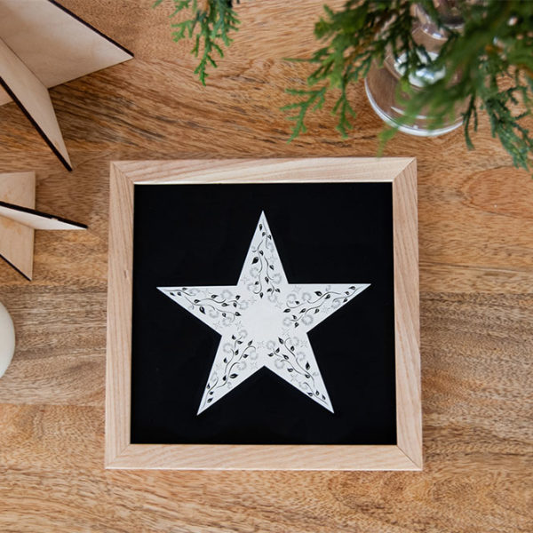 A Holiday Cut Paper Star Materials Kit | The Crafter's Box