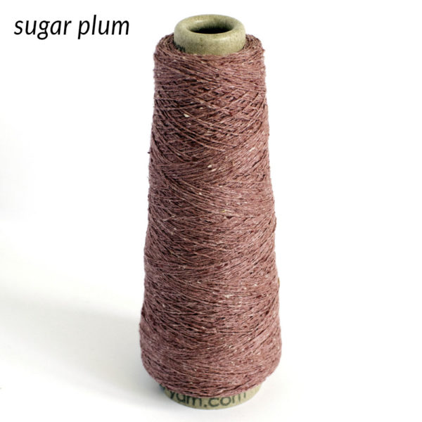 A Sugar Plum Colored Silk Noil | The Crafter's Box