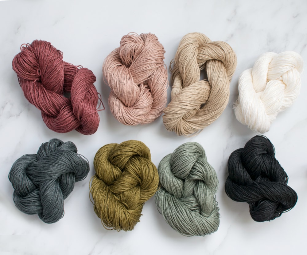 The choice of raw materials to make Safilin linen yarn.