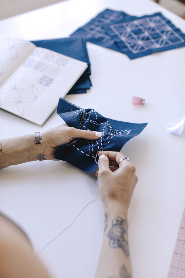 A Sashiko Workshop with Jessica Marquez | The Crafter's Box
