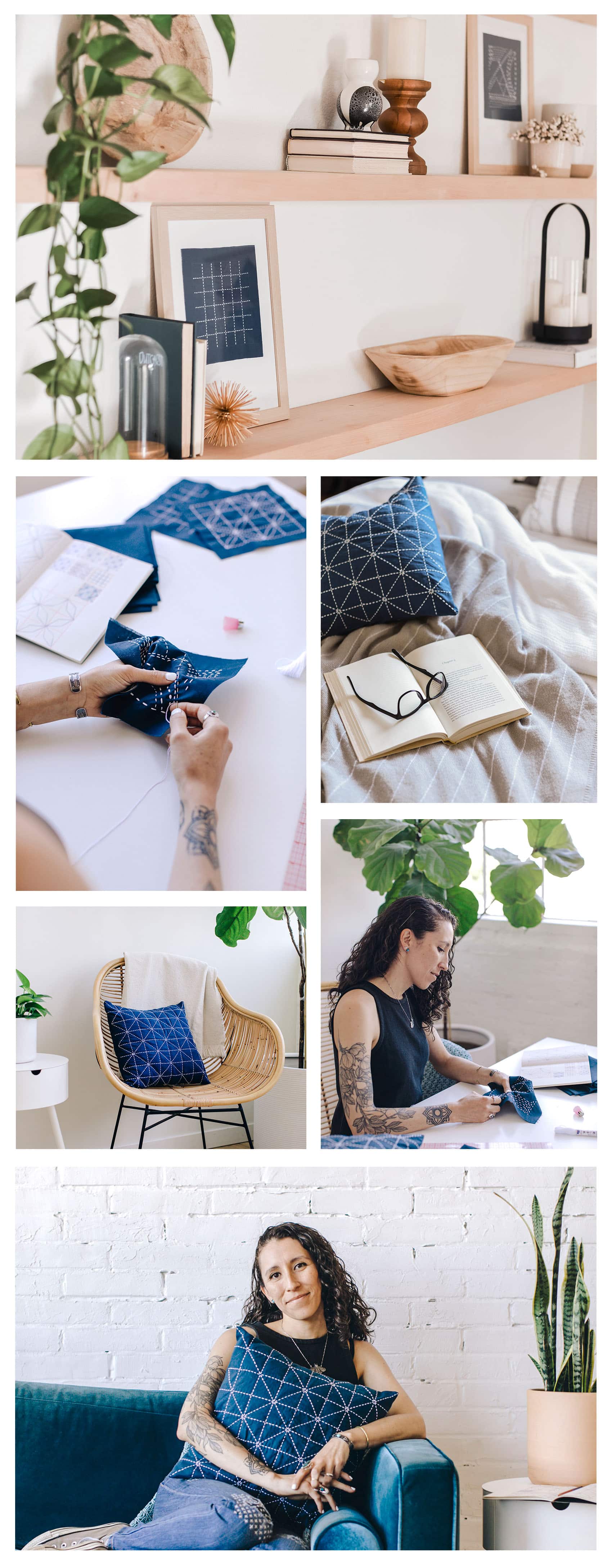 A Sashiko Workshop with Jessica Marquez | The Crafter's Box