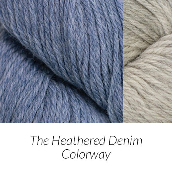 A Tunisian Crochet Workshop | Toni Lipsey | Heathered Denim Colorway | The Crafter's Box