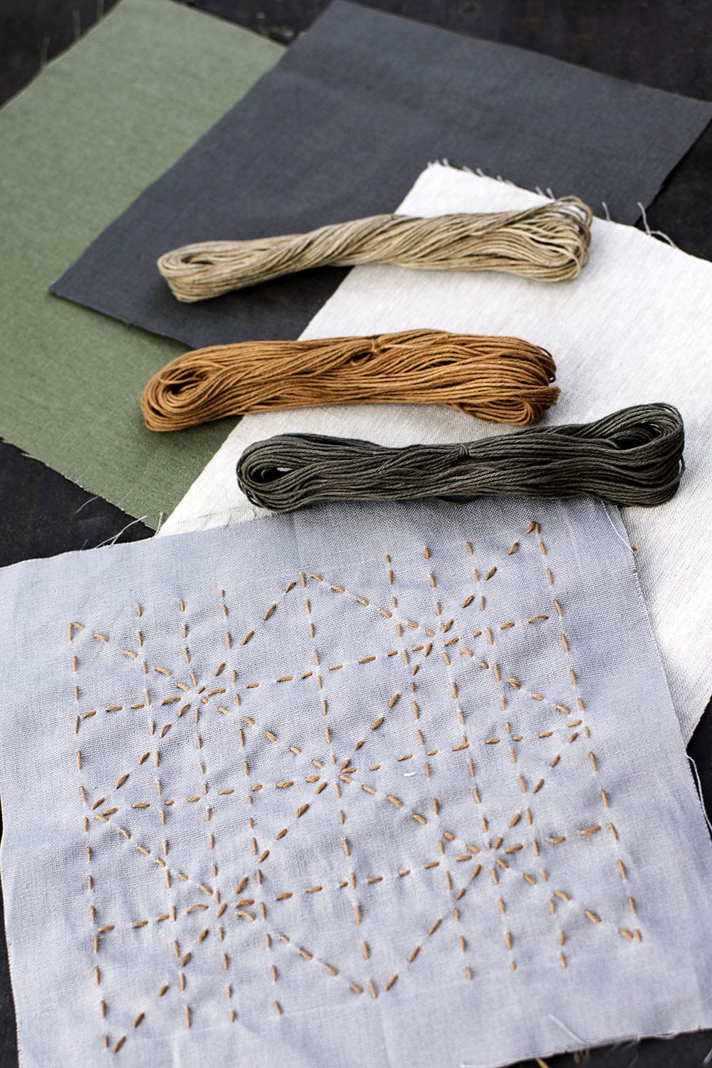 WonderFil Specialty Threads - Sashiko Embroidery by Hand Using