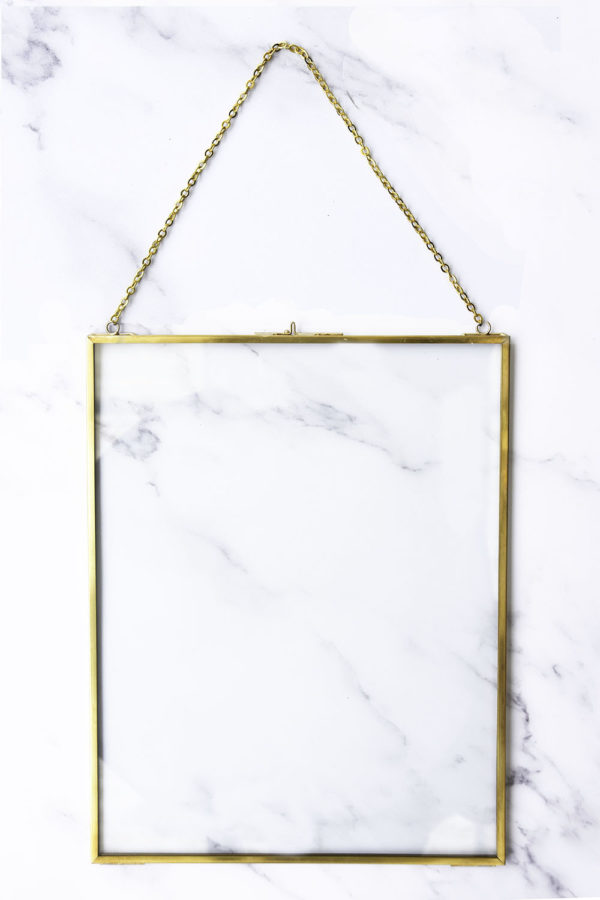 Artisan Brass Float Frame | The Crafters Box