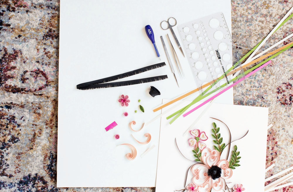 A Modern Paper Quilling Workshop with Zahra Ammar | The Crafter's Box