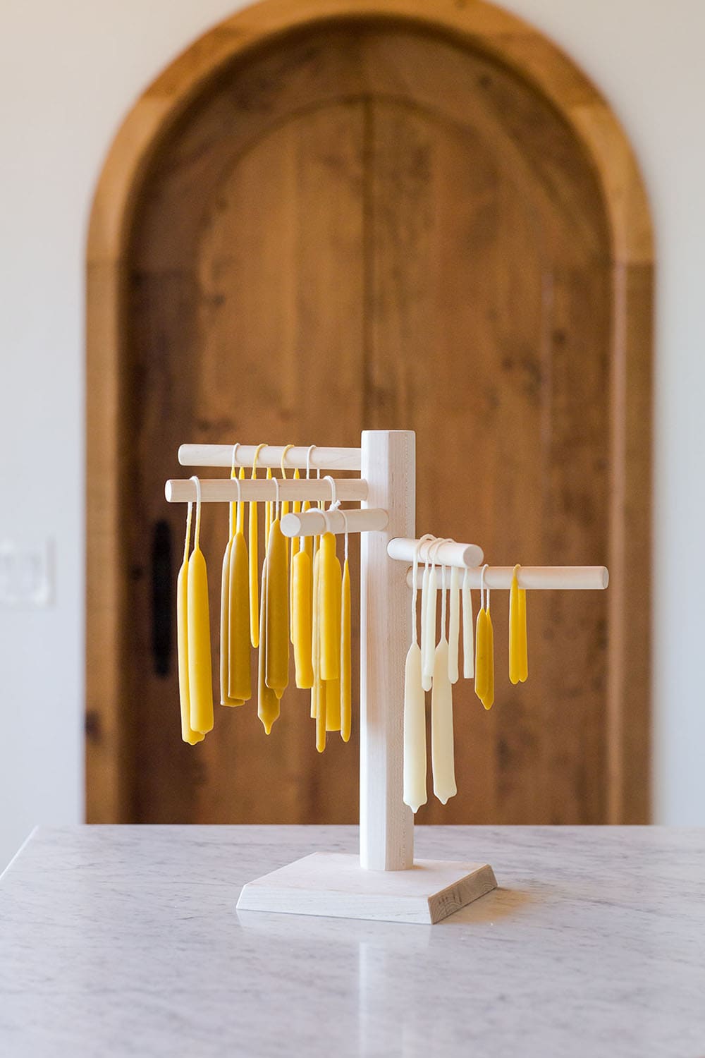 The Crafter's Box | Hand Dipped Beeswax Tapered Candles | Liz Wagner