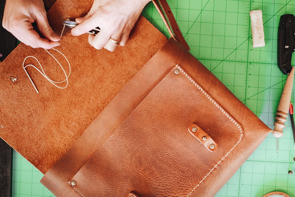 Leather Craftsmanship Workshop | Tyler Axtell, Bradley Mountain | The Crafter's Box