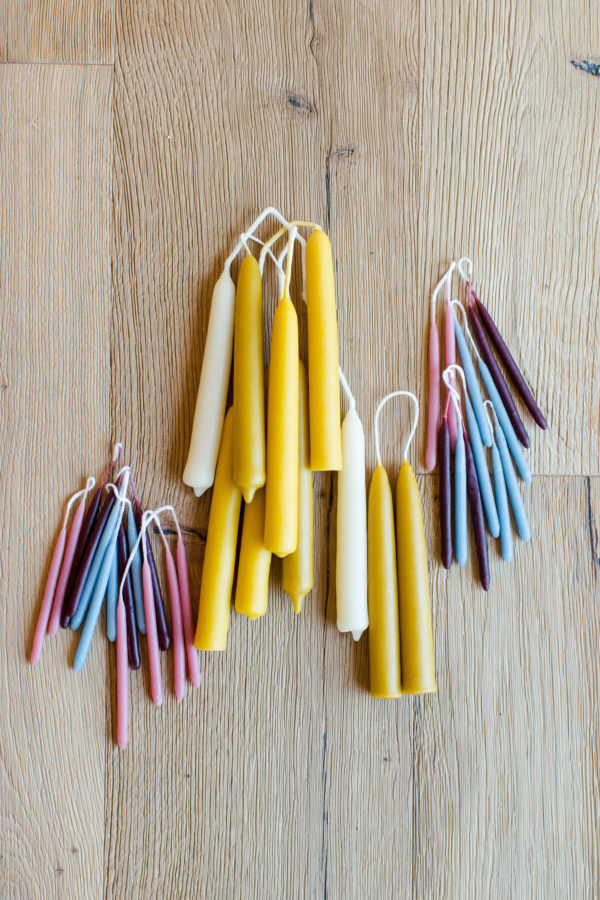 The Crafter's Box | Hand Dipped Beeswax Tapered Candles | Liz Wagner