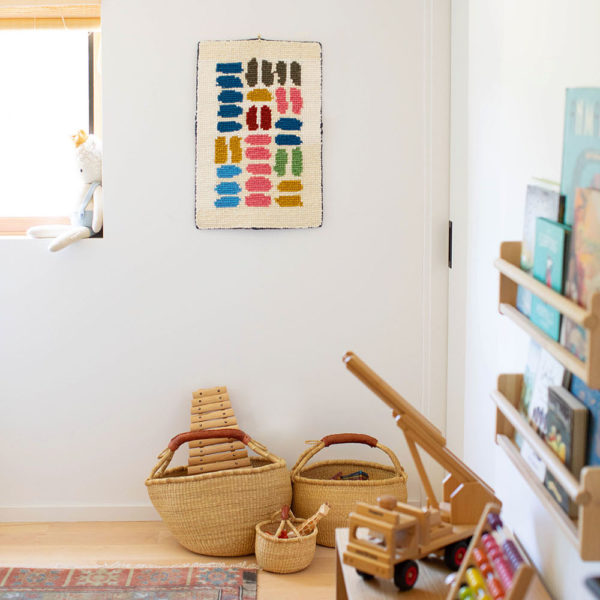 Rainbow Over-Sized Rug & Wall Hanging Materials Kit | Locker Hooking | Lindsey Campbell