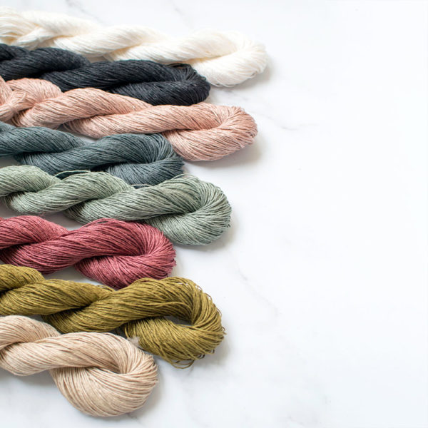 Organic, Wet Spun Linen Yarn | The Crafter's Box
