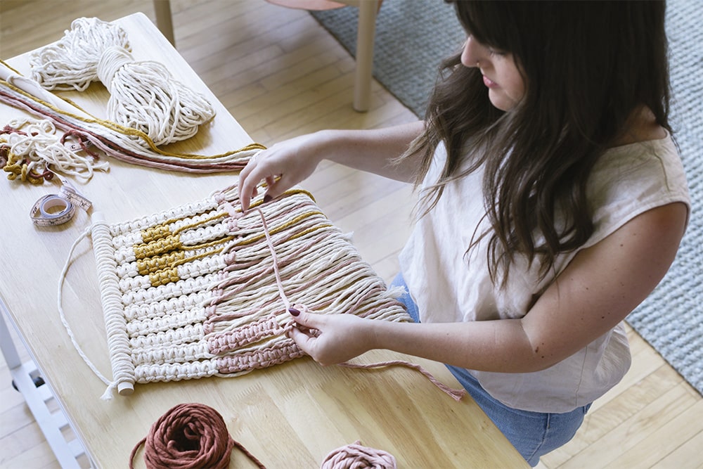 Macrame Landscape | Rachel Breuklander | Crafter's Box