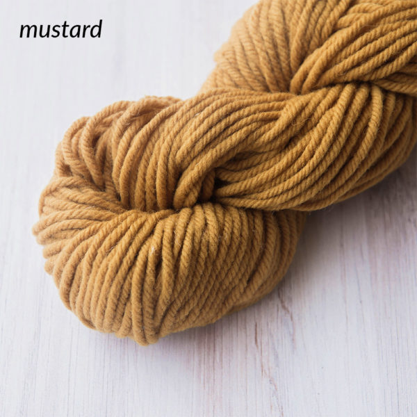Mustard | Wool Yarn Single Skeins | The Crafter's Box