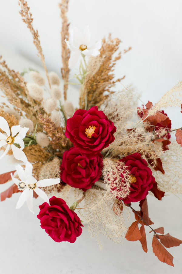 Everlasting Crepe Paper Florals & Palms | Garden Roses, Cosmos | Harley Rose, Sandra Gaestel | The Crafter's Box
