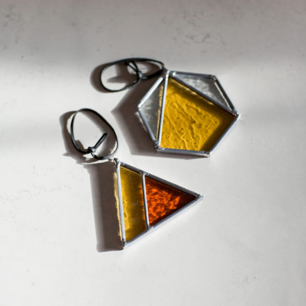 Amber Stained Glass Ornaments | The Crafter's Box