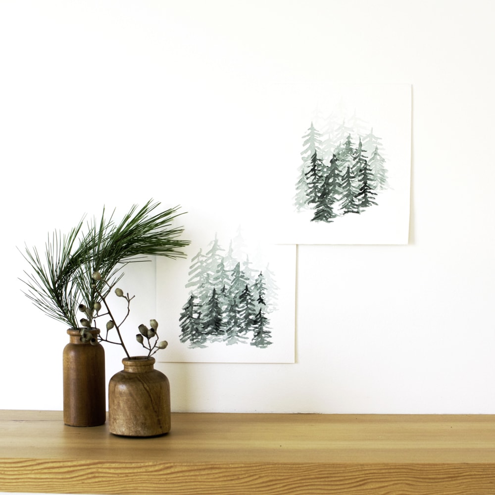 Inked Forest Illustrations | Peggy Dean | Crafter's Box