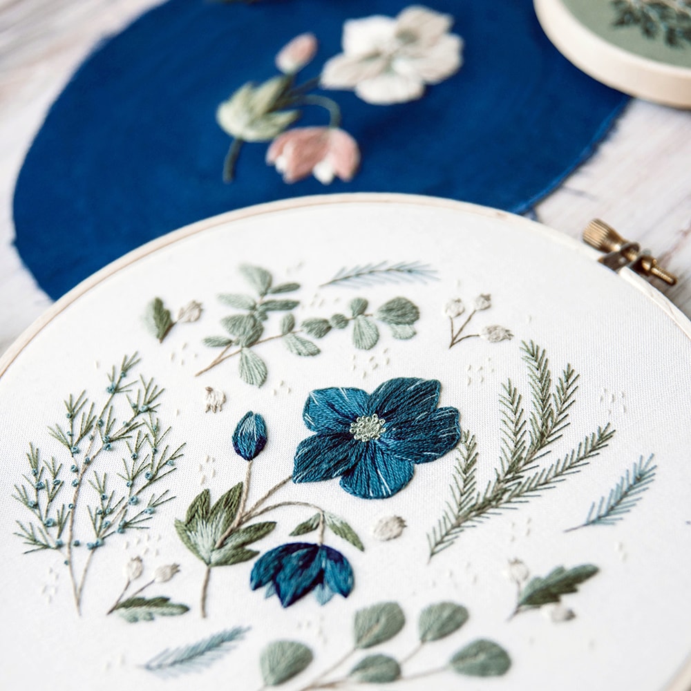 Woodland Botanical Embroidery | Katie Martin | Crafter's Box