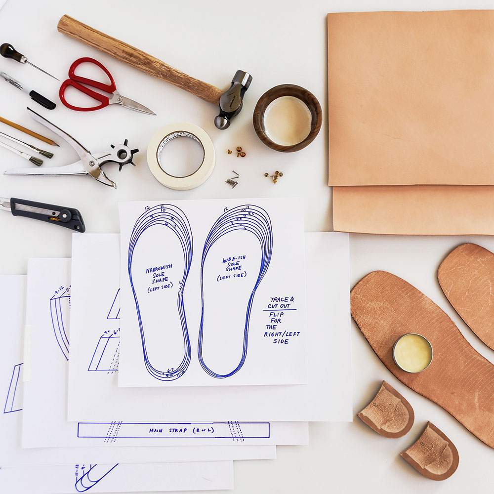 BAREFOOT SANDALS DIY DIY - sandal making kit - YATE - 21.53 €