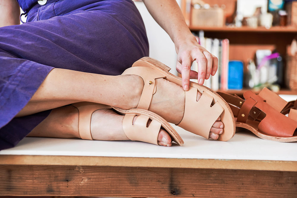 Leather Sandal Making | Rachel Corry | Crafter's Box