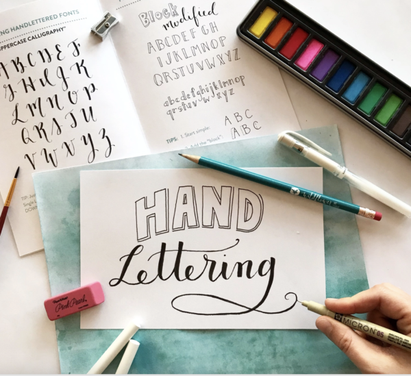 Branded Kit | Hand Lettering | Wildflower Art Studio | Crafter's Box