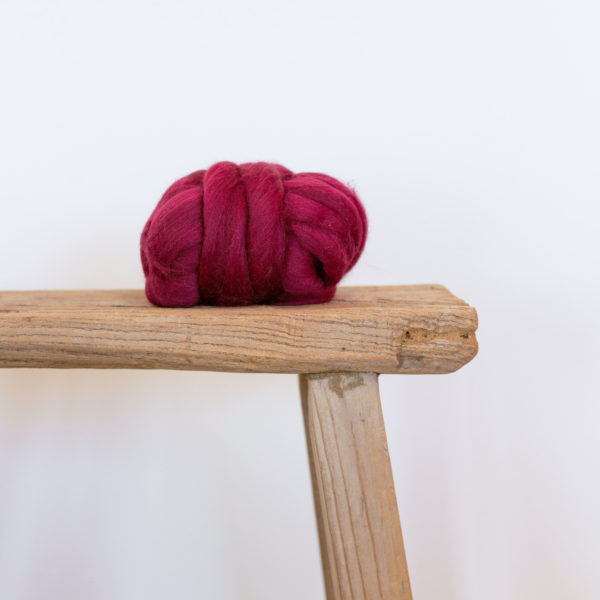 Wool Roving | Dragon Fruit
