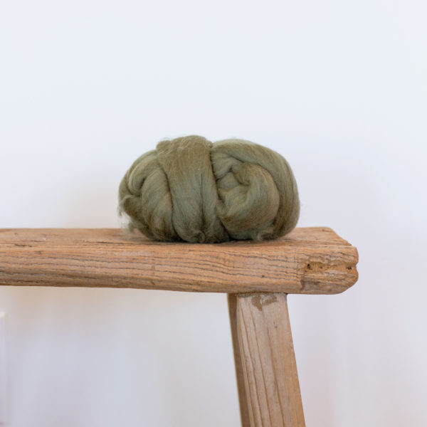 Wool Roving | Moss