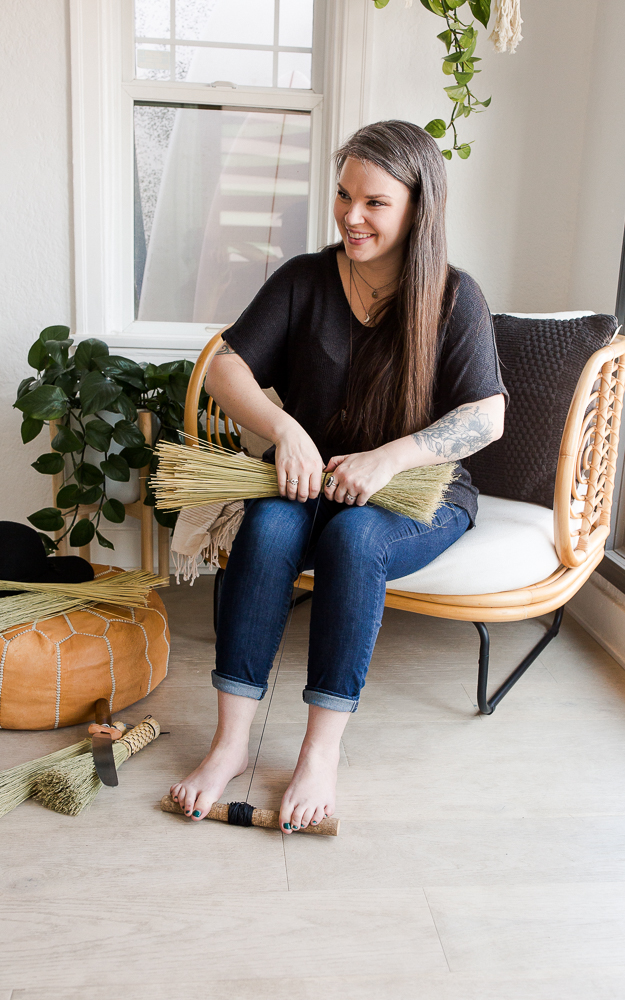 Broom Making: Naked Turkey Wing | Alyssa Blackwell | The Crafter's Box