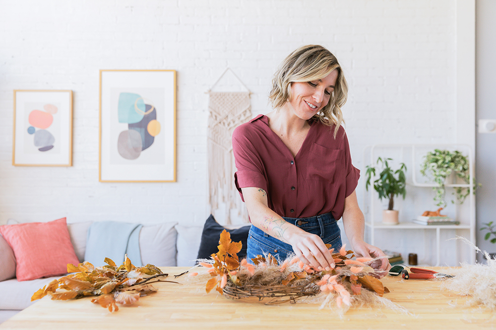 Premium Autumn Dried Wreath Making | Natalie Gill | Native Poppy | The Crafter's Box